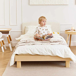 Кровать детская Happy Baby "SOMNA", молочная